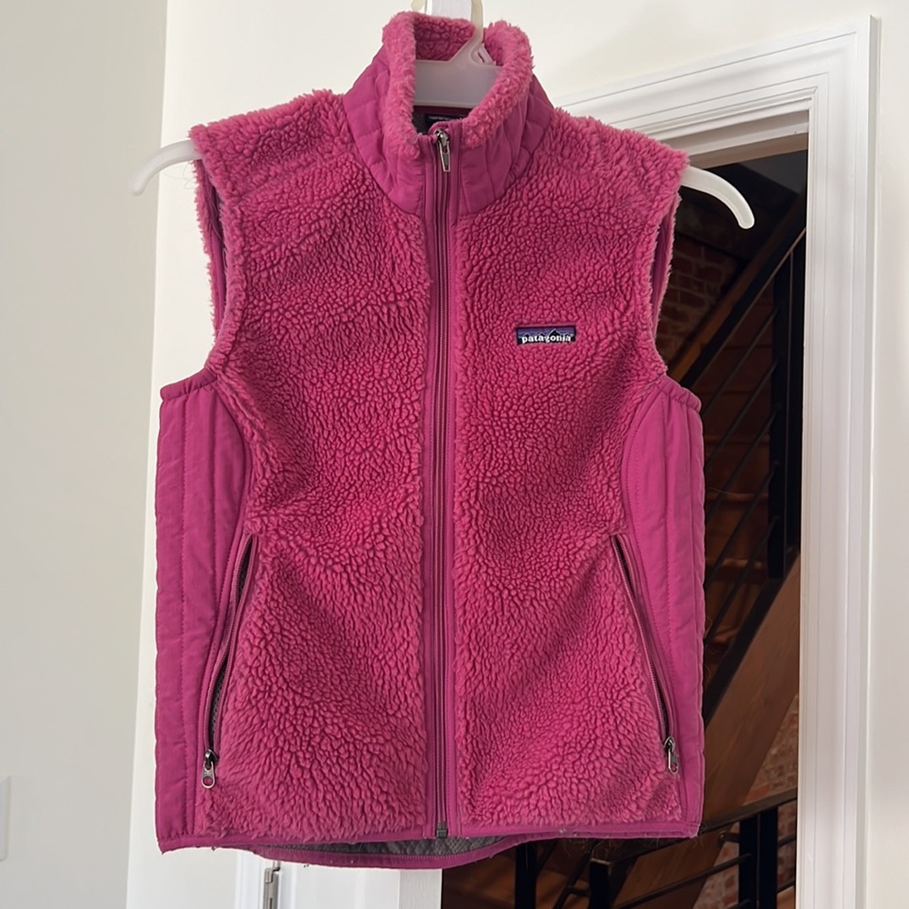 Pink Patagonia vest